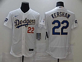 Dodgers 22 Clayton Kershaw White Nike 2021 Gold Program Flexbase Jersey,baseball caps,new era cap wholesale,wholesale hats